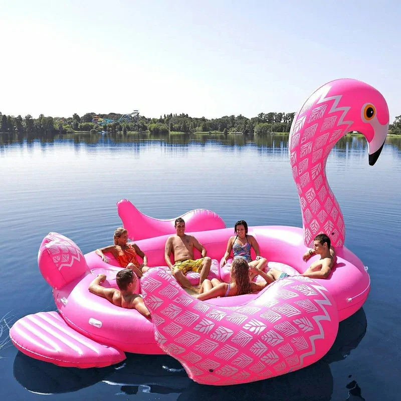 Inflatable Water Flamingo 03